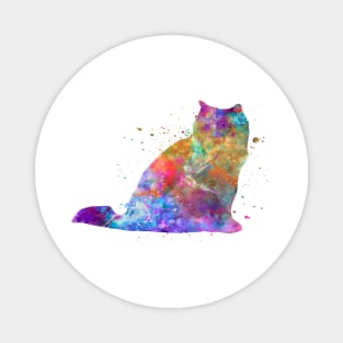 Himalayan cat in watercolor Magnet